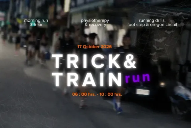 TRICK & TRAIN ชวนคนรักการวิ่งร่วมฝึกทักษะในธีมฮาโลวีน