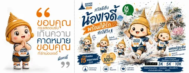 Nakhon Pathom Run ครั้งที่ 1's banner