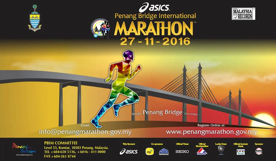 ASICS Penang Bridge International Marathon (APBIM) 2016's banner