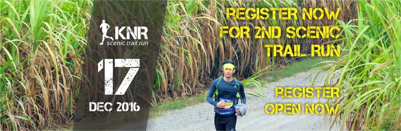 2nd Khaoyai Scenic Running TRAIL's banner
