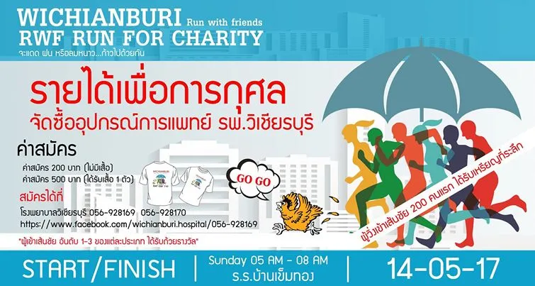 Wichianburi Run For Charity's banner