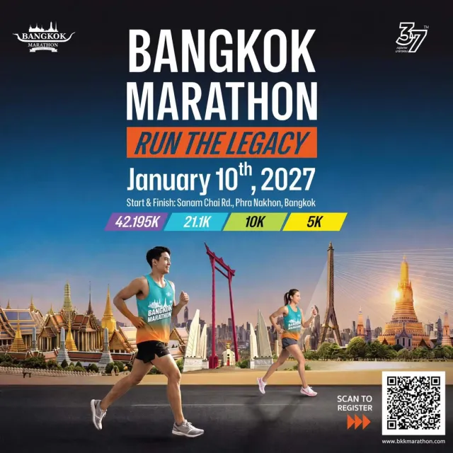 37th Bangkok Marathon's banner
