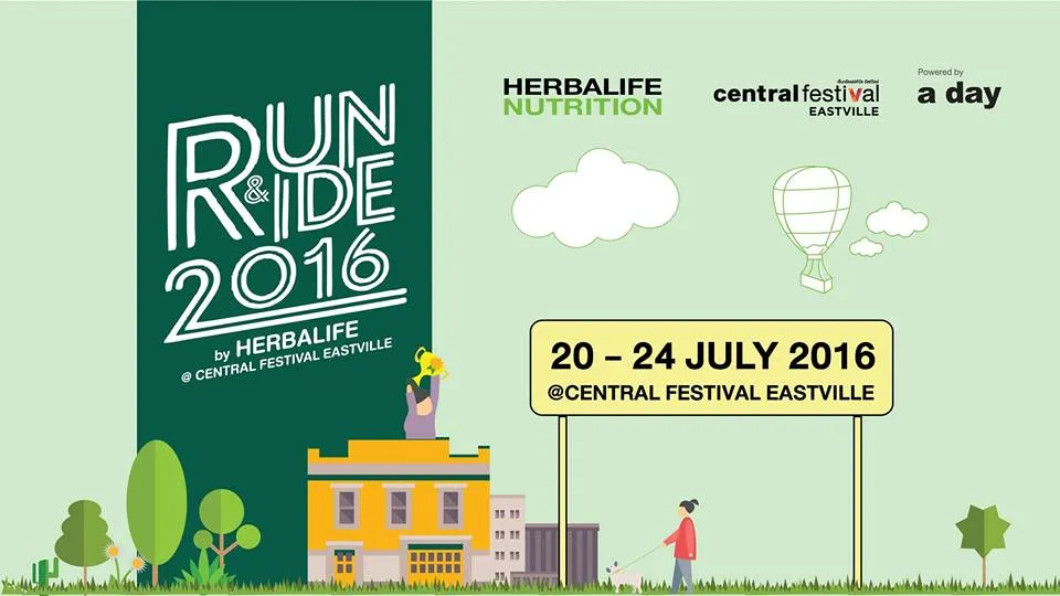 Run&Ride 2016 by Herbalife @Central Festival East ville's banner