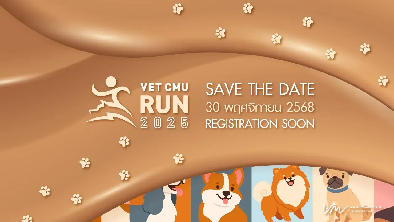 VET CMU Run 2025 - หมอหมาพาวิ่ง 's banner