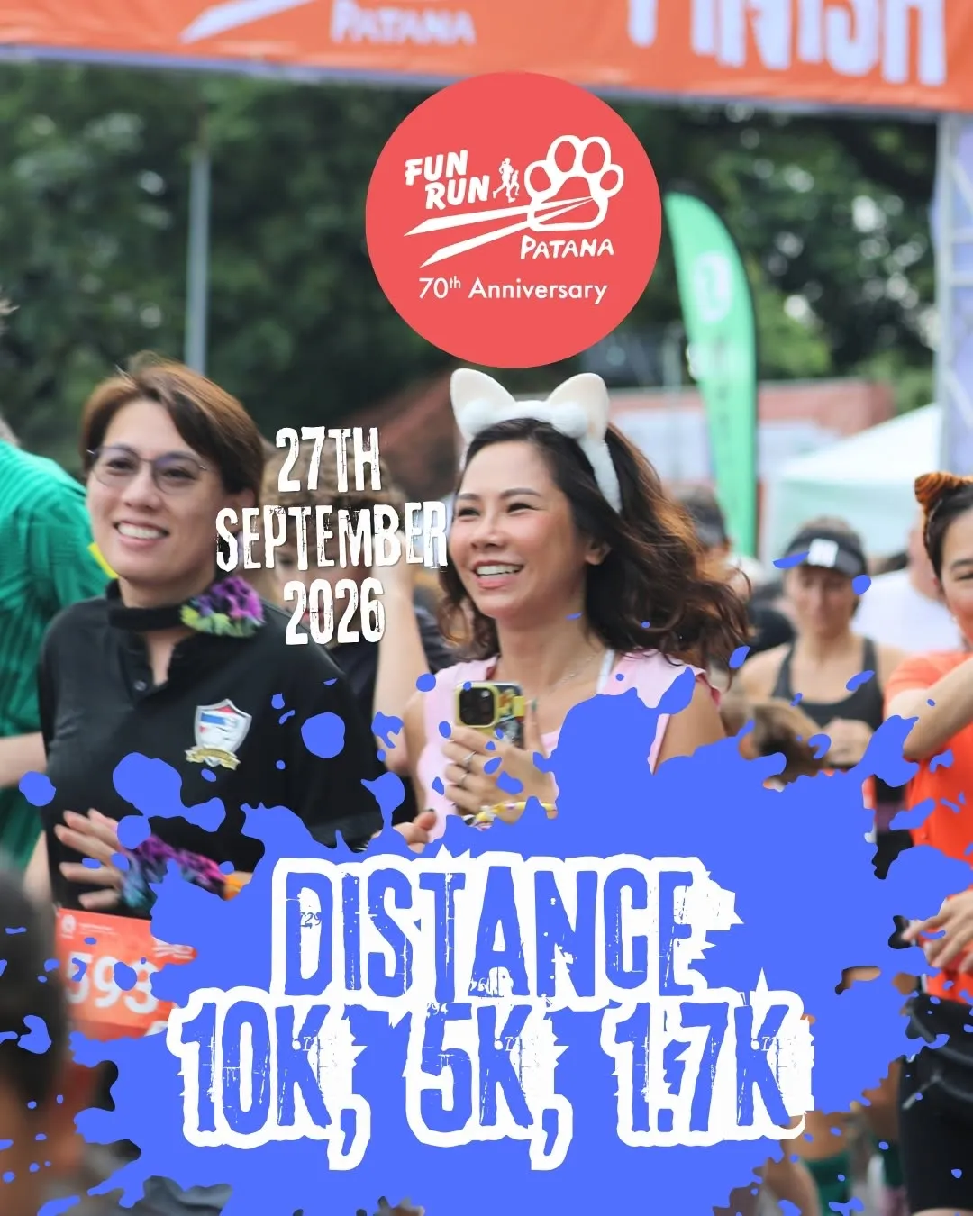 Bangkok Patana Fun Run 2026's banner