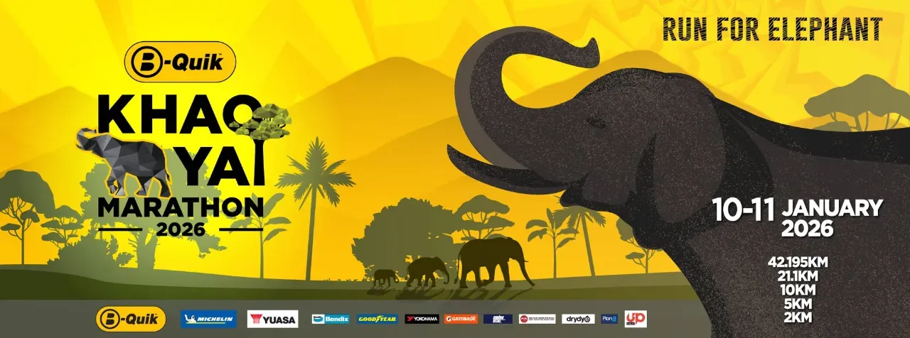 B-QUIK KHAO YAI MARATHON 2026's banner