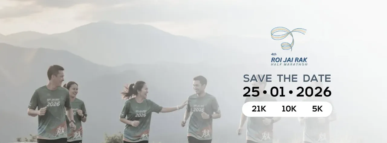 Roi Jai Rak half marathon 4th's banner