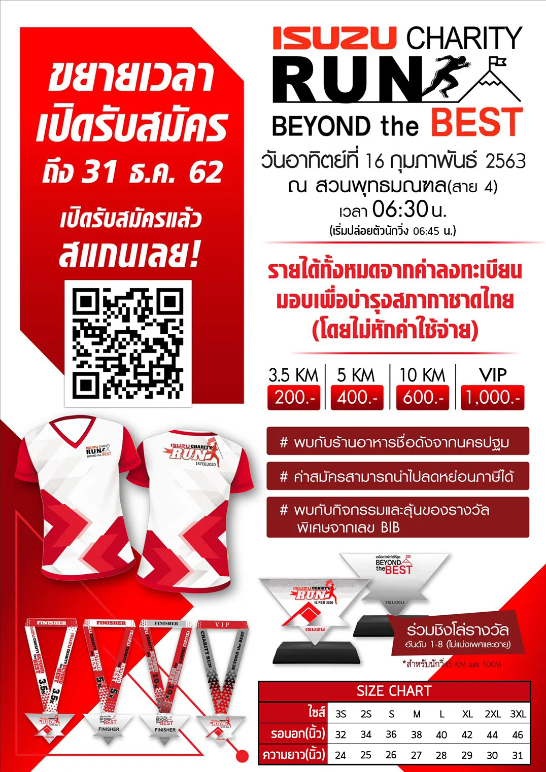 ISUZU Charity Run 2020 – BEYOND the BEST's banner