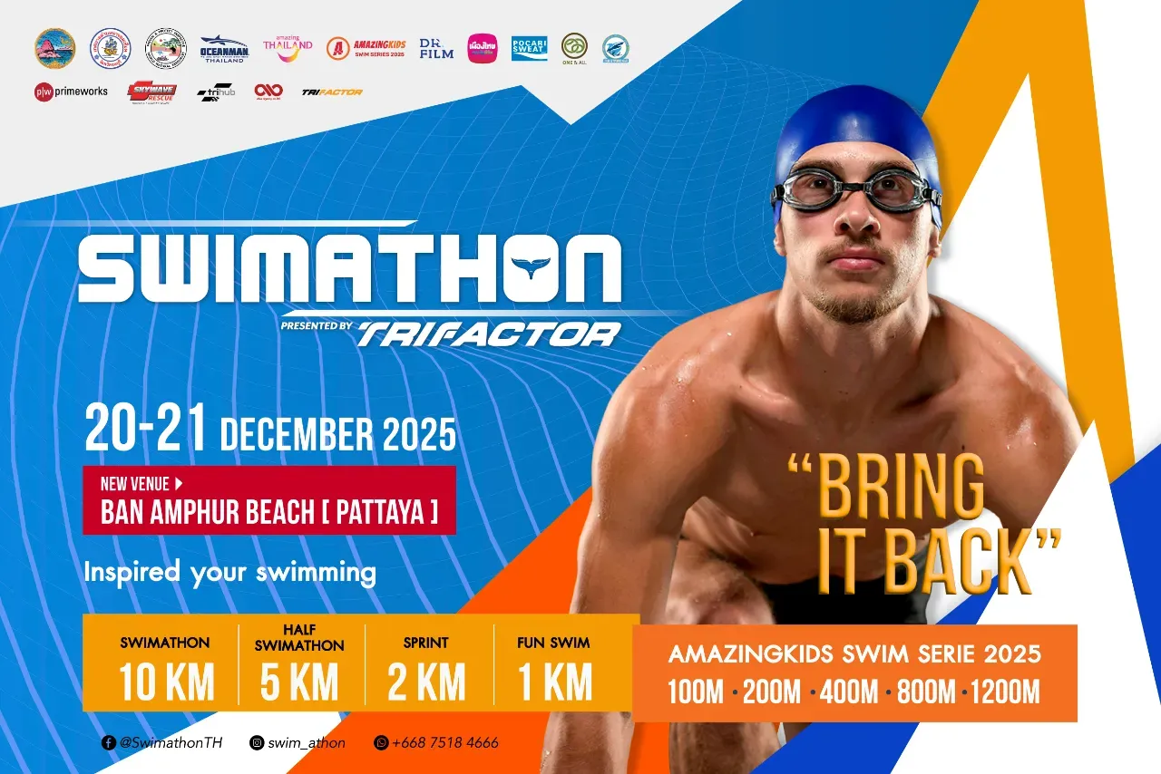 SWIMATHON 2025 Presented by TriFactor "Bring it back"'s banner