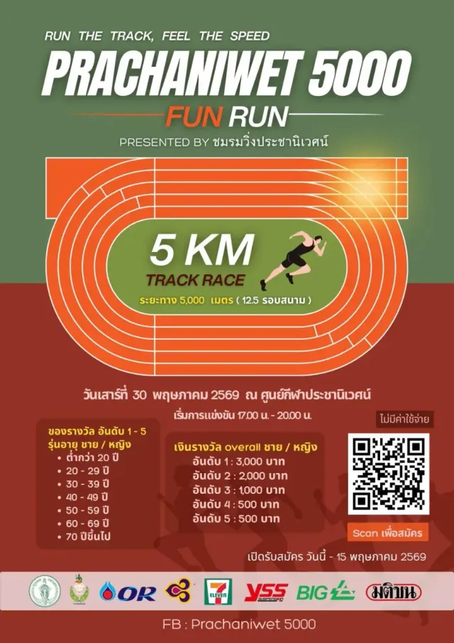 PRACHANIWET 5000 FUN RUN's banner