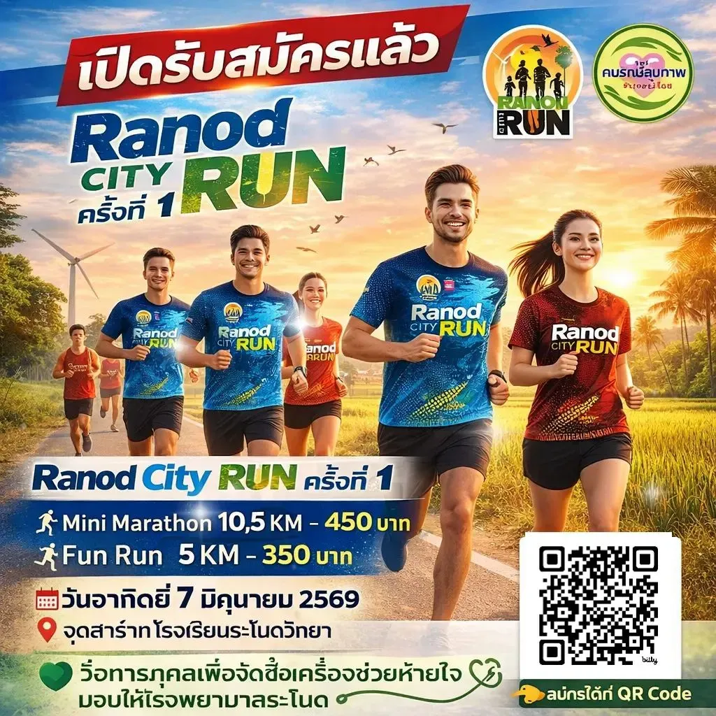 Ranod City Run ครั้งที่ 1's banner