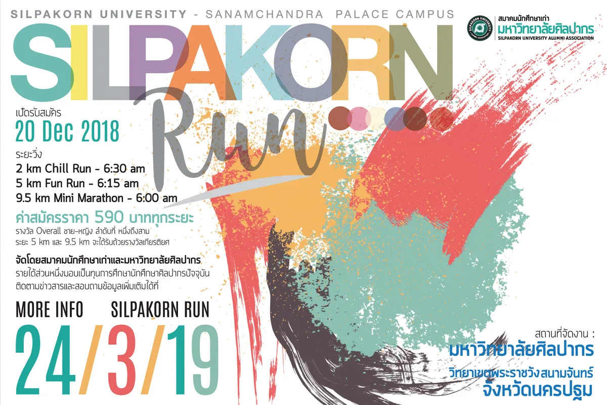 Silpakorn RUN's banner