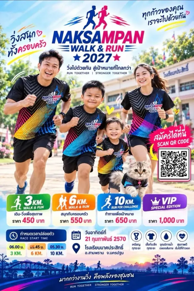 NAKSAMPAN WALK & RUN 2027's banner