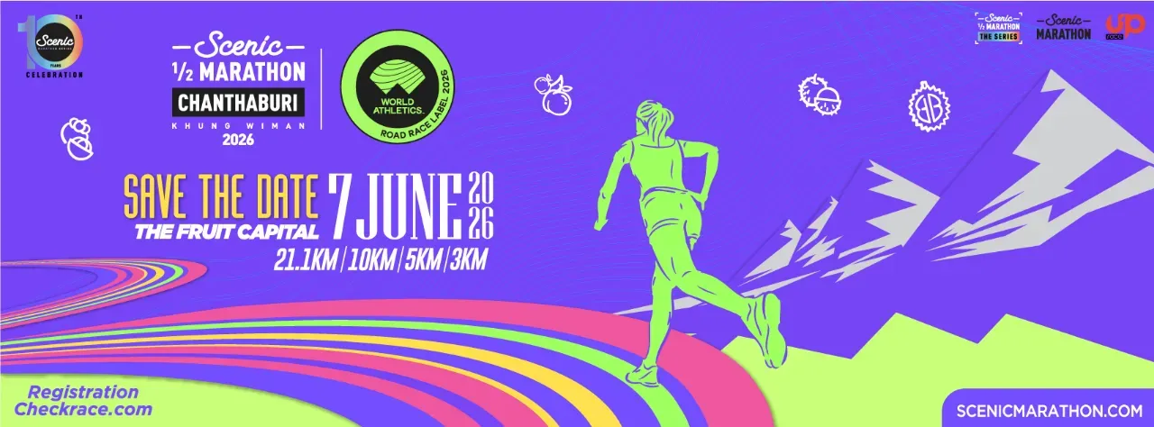 SCENIC 1/2 MARATHON CHANTHABURI's banner