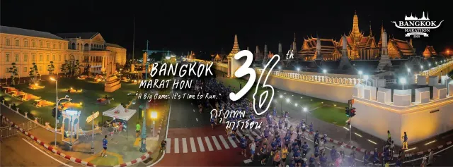 Bangkok Marathon 2025's banner