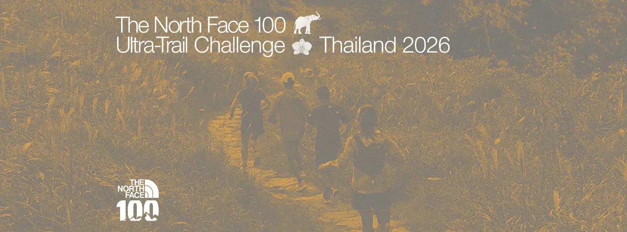 The North Face 100 Ultra-Trail challenge Thailand 2026's banner