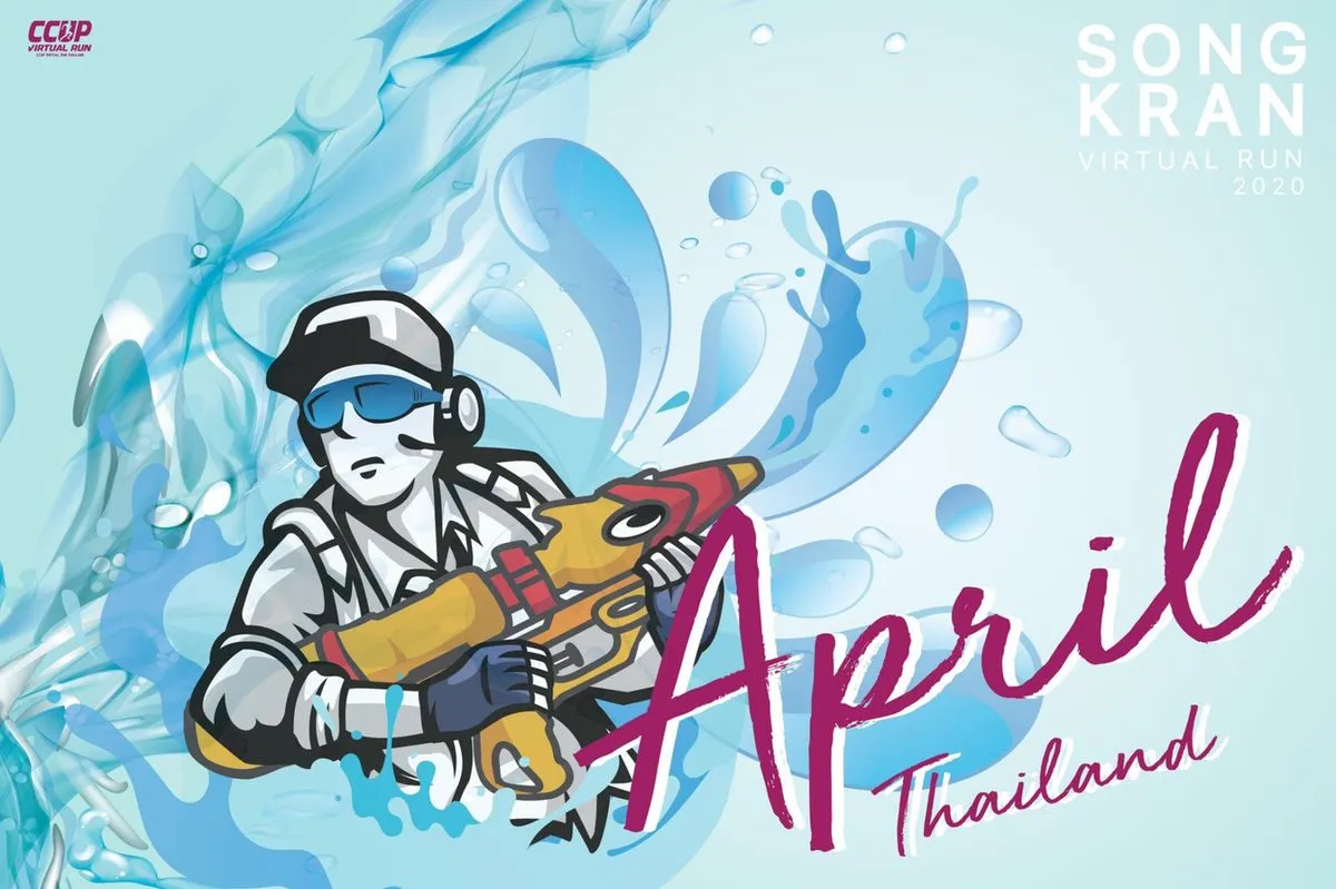 Songkran Virtual run 2020's banner