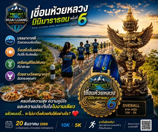 เขื่อนห้วยหลวง มินิมาราธอน ครั้งที่ 6