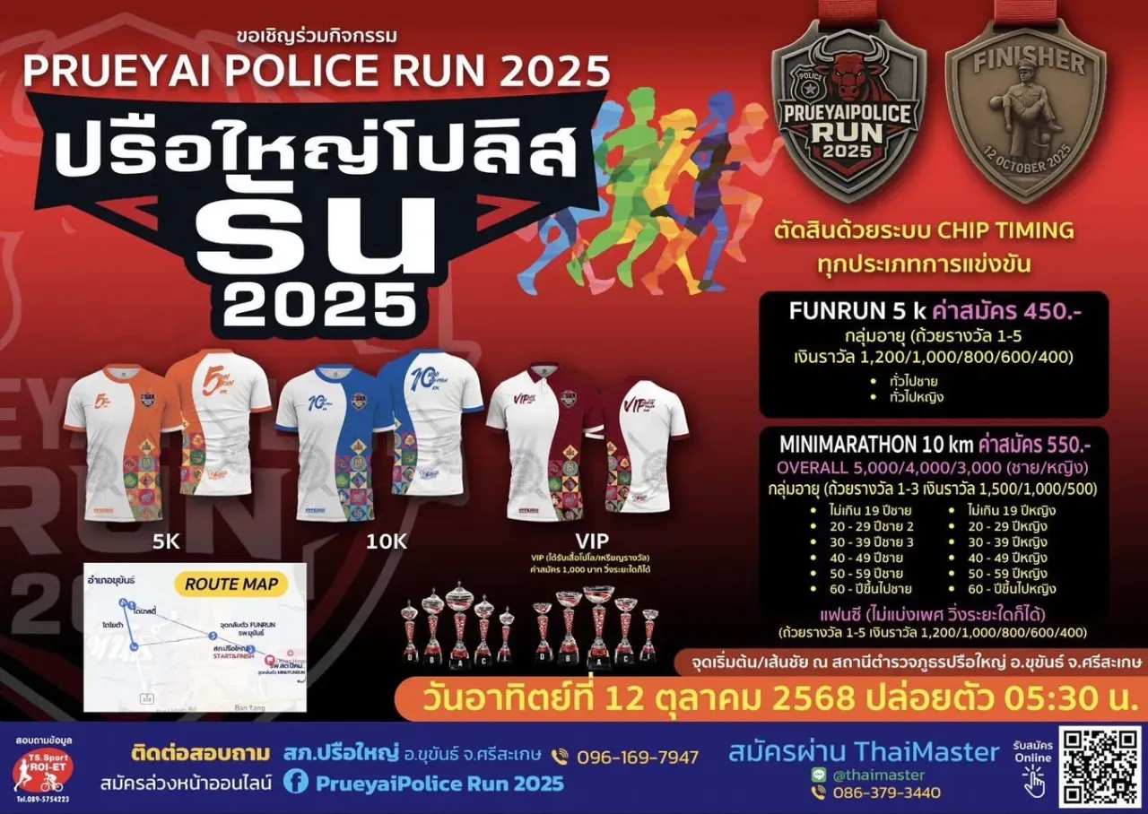 Preuyai Police Run 2025's banner