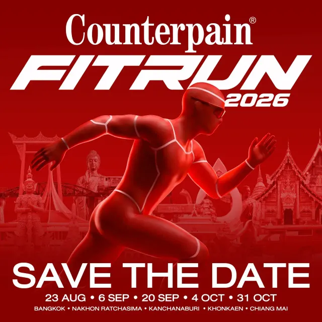 Counterpain FIT RUN 2026's banner